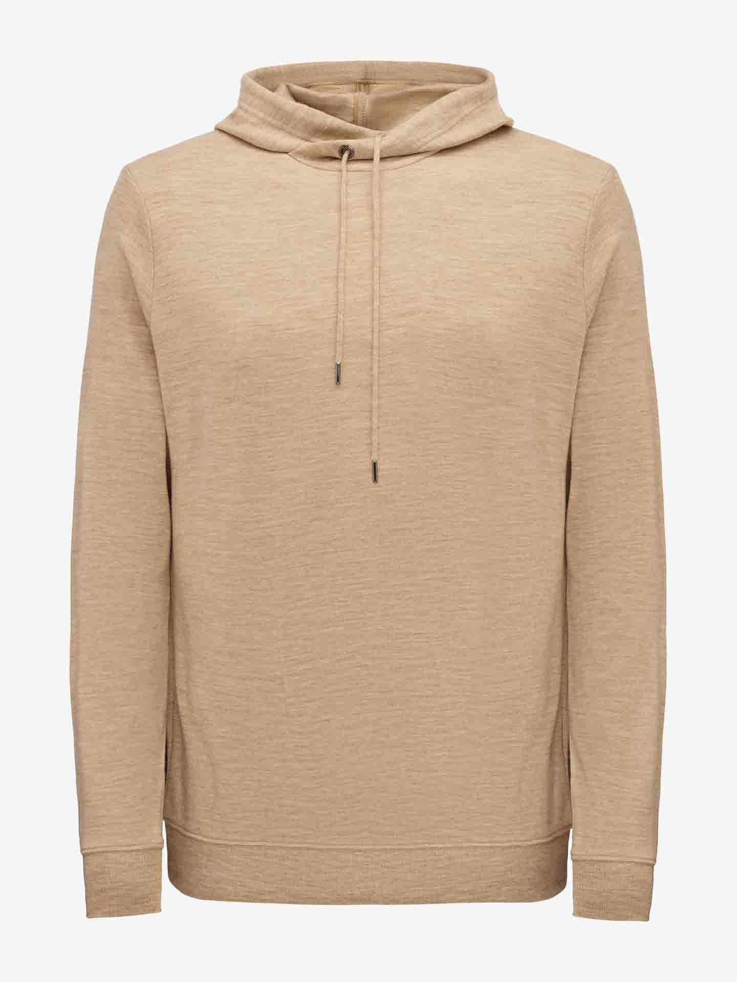 Tind Hoodie Men Camel