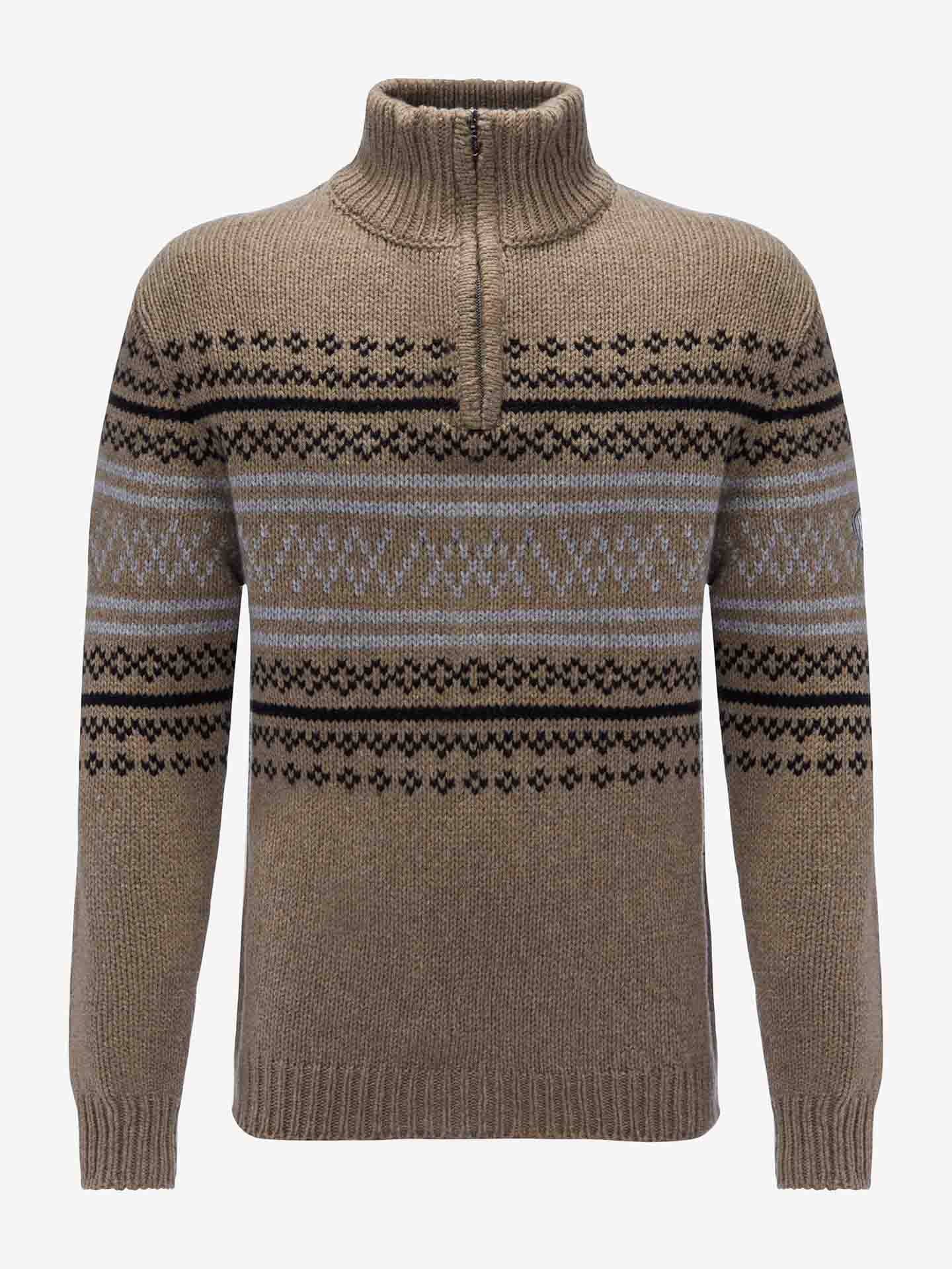Setesdal Zip Up Sweater Men Sand