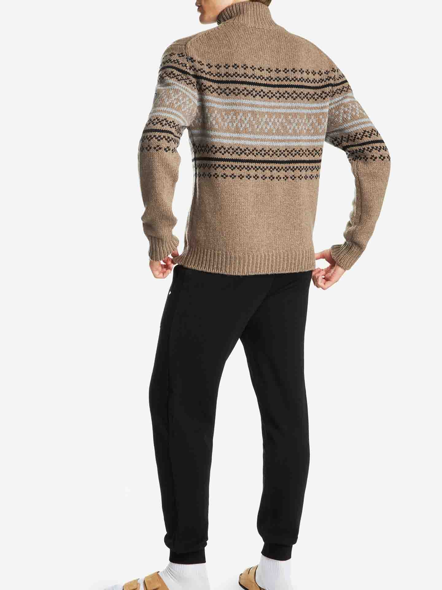 Setesdal Zip Up Sweater Men Sand