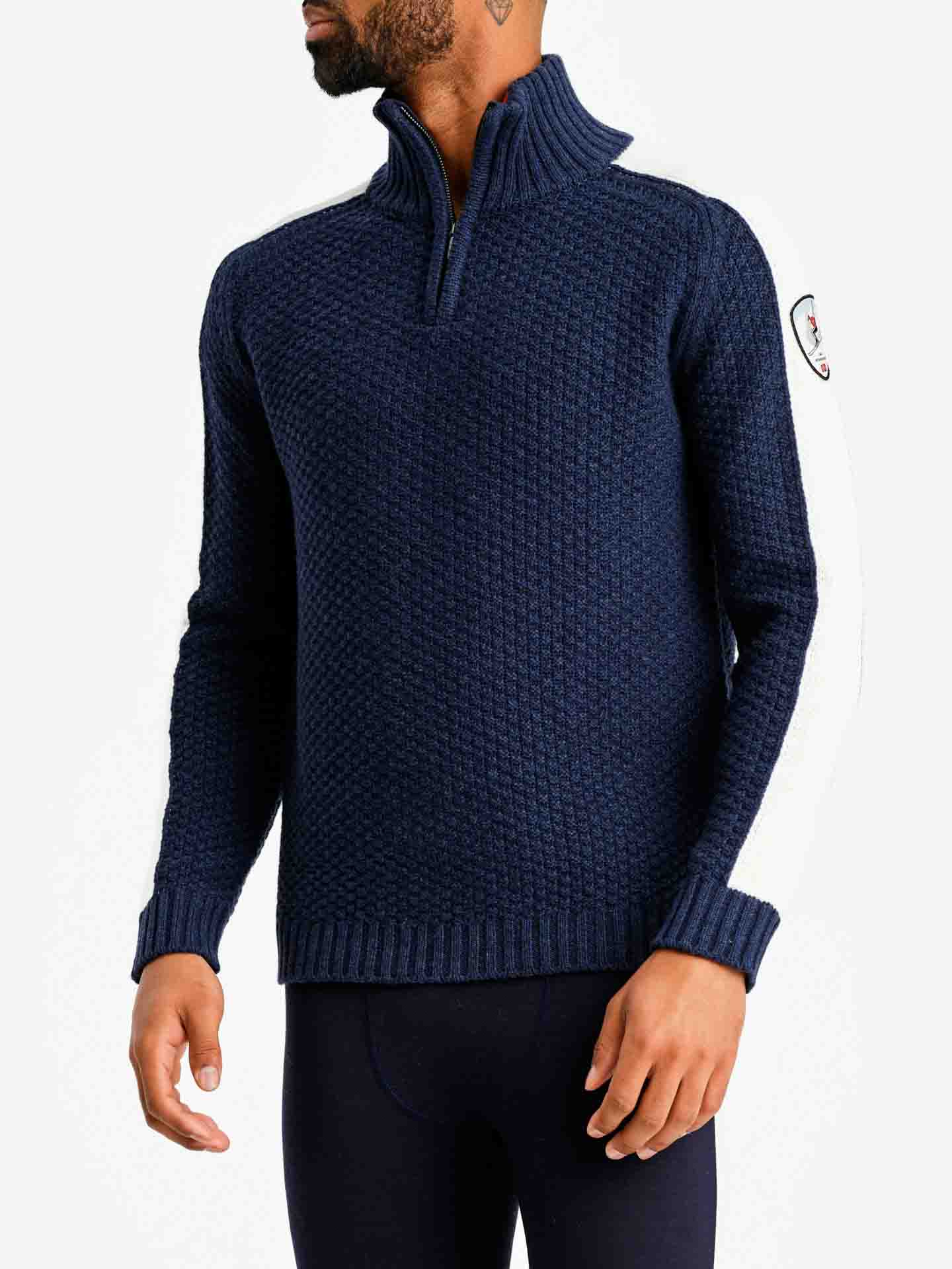 Trysil Zip Up Men Navy Blue