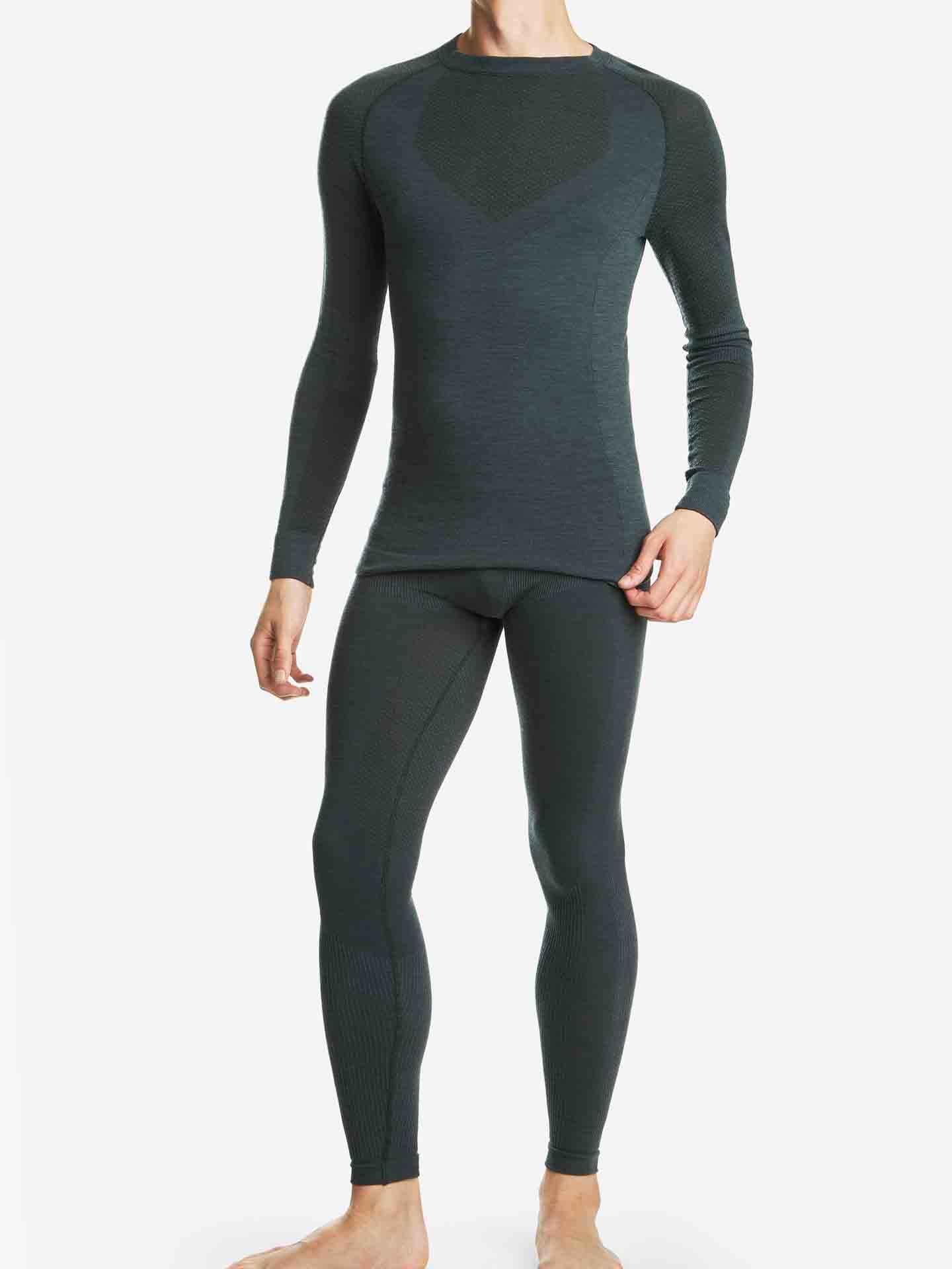 Racer Crewneck Men Olive Green