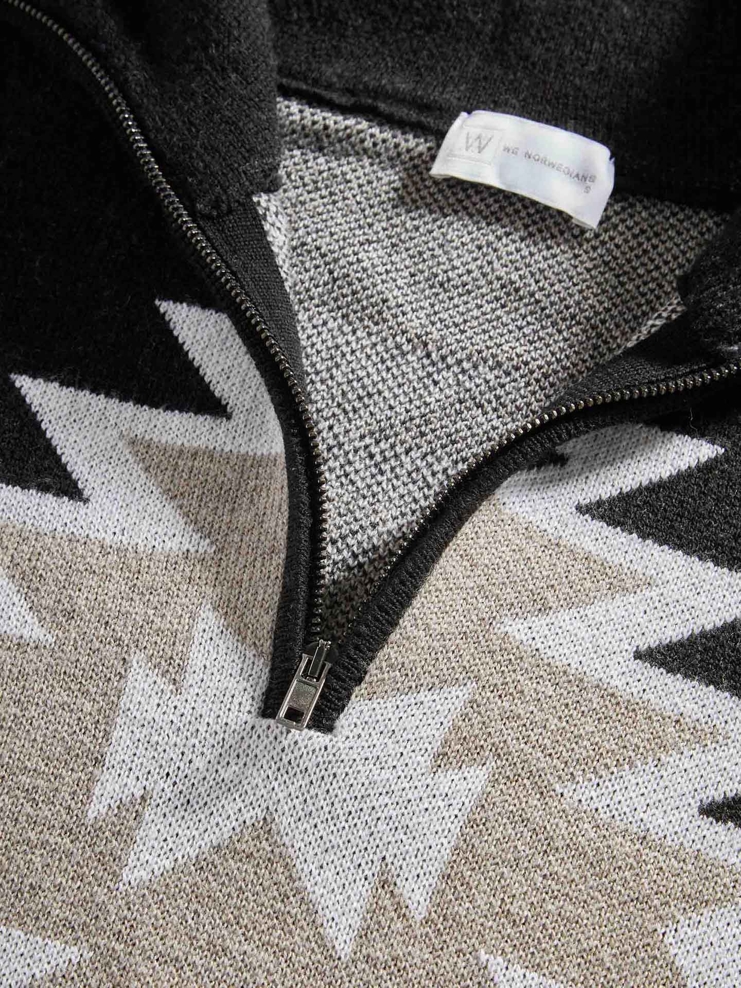 Háldi Zip Up Sweater Women Black