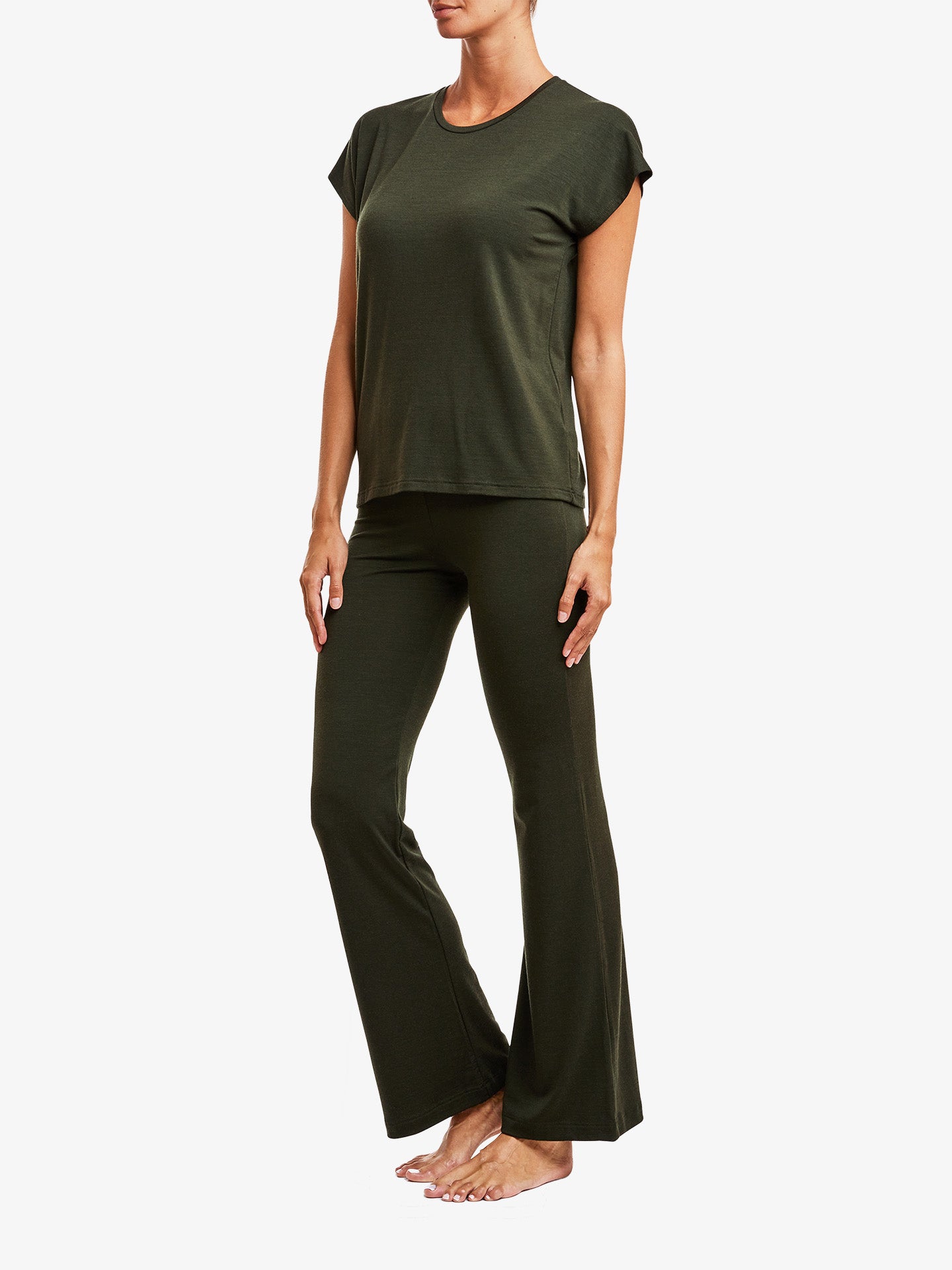 Hygge Sleeveless Top Women Olive Green