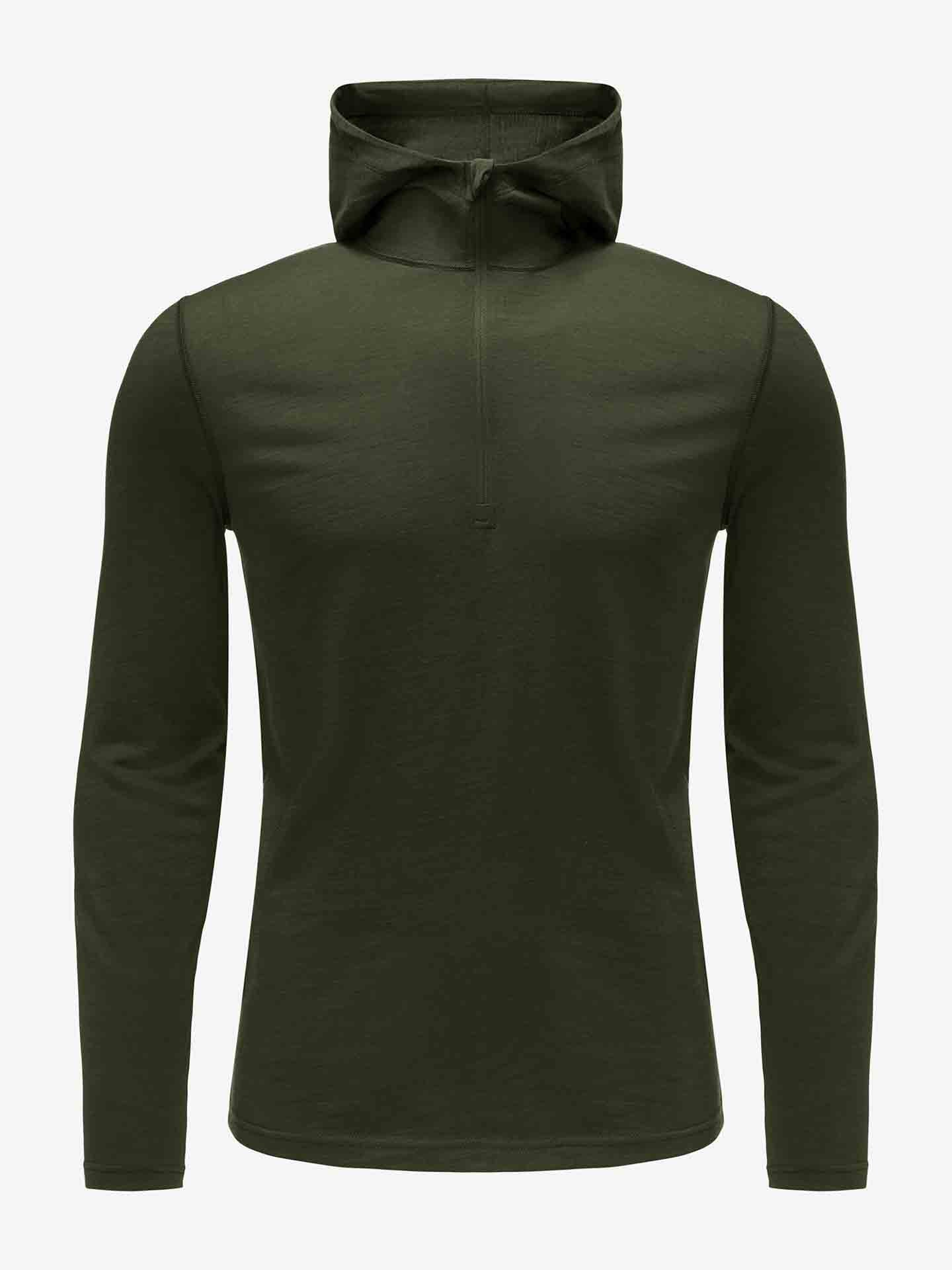 Snø Hoodie Men Dark Green