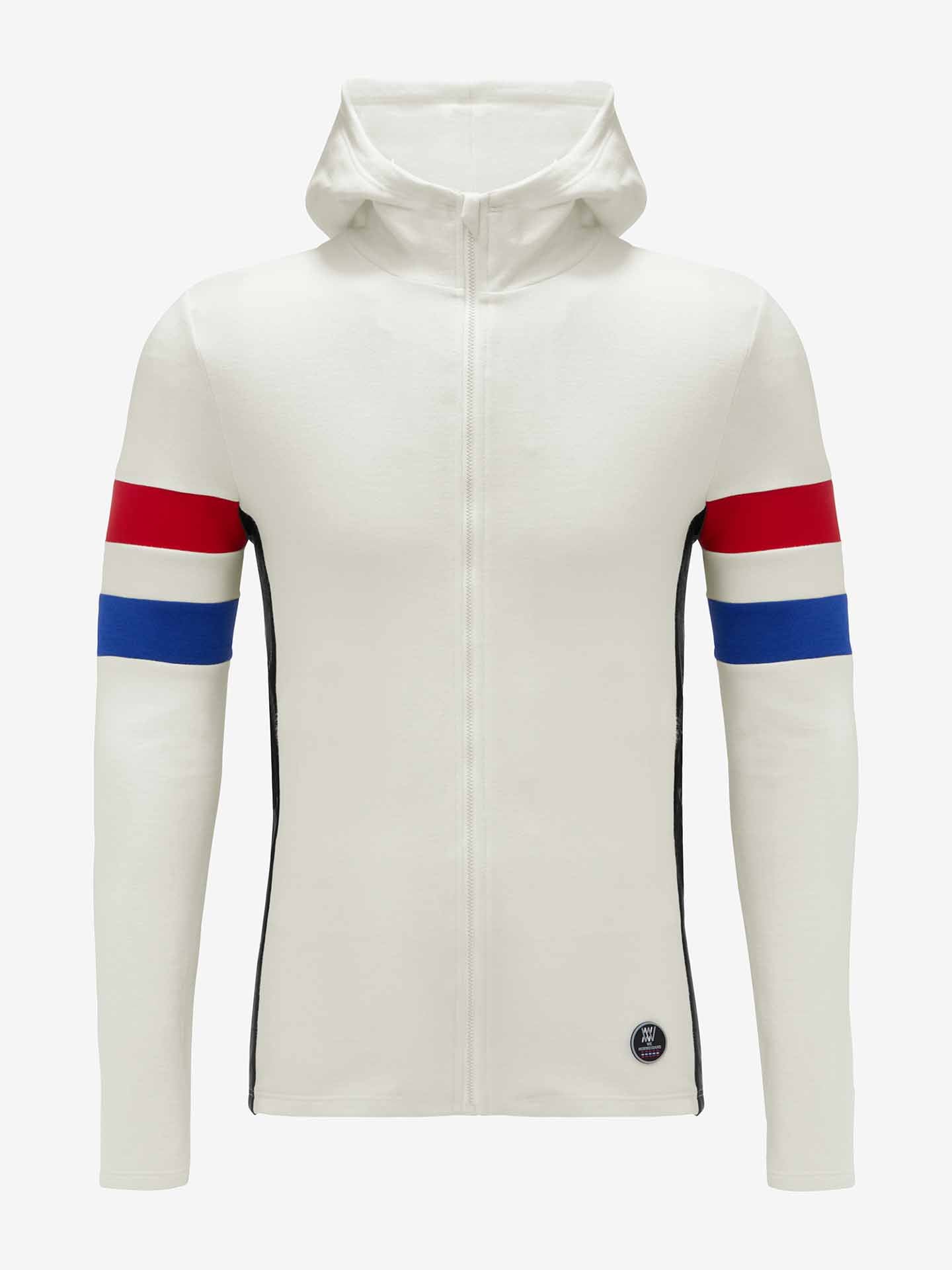 Ski Hoodie Men White