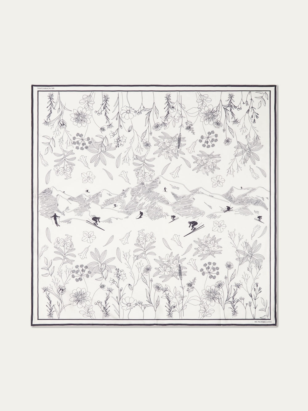 Alps Silk Scarf