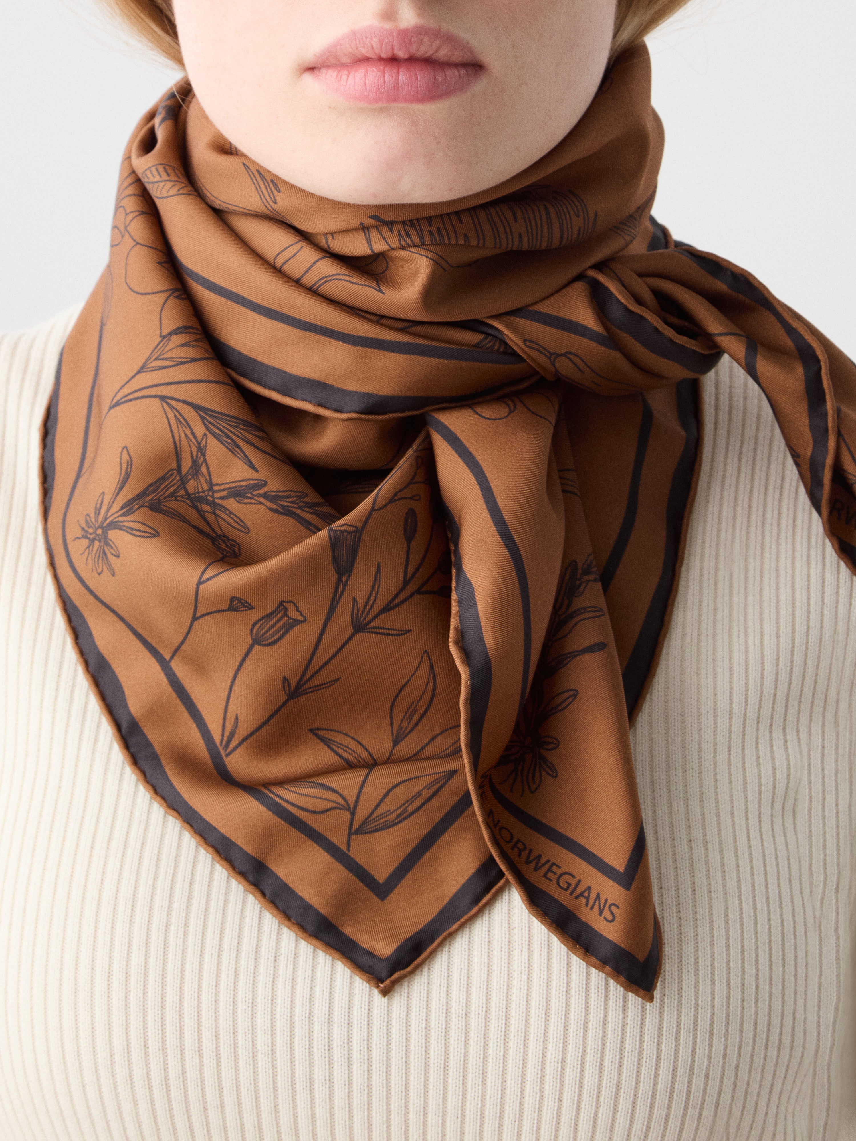 Alps Silk Scarf