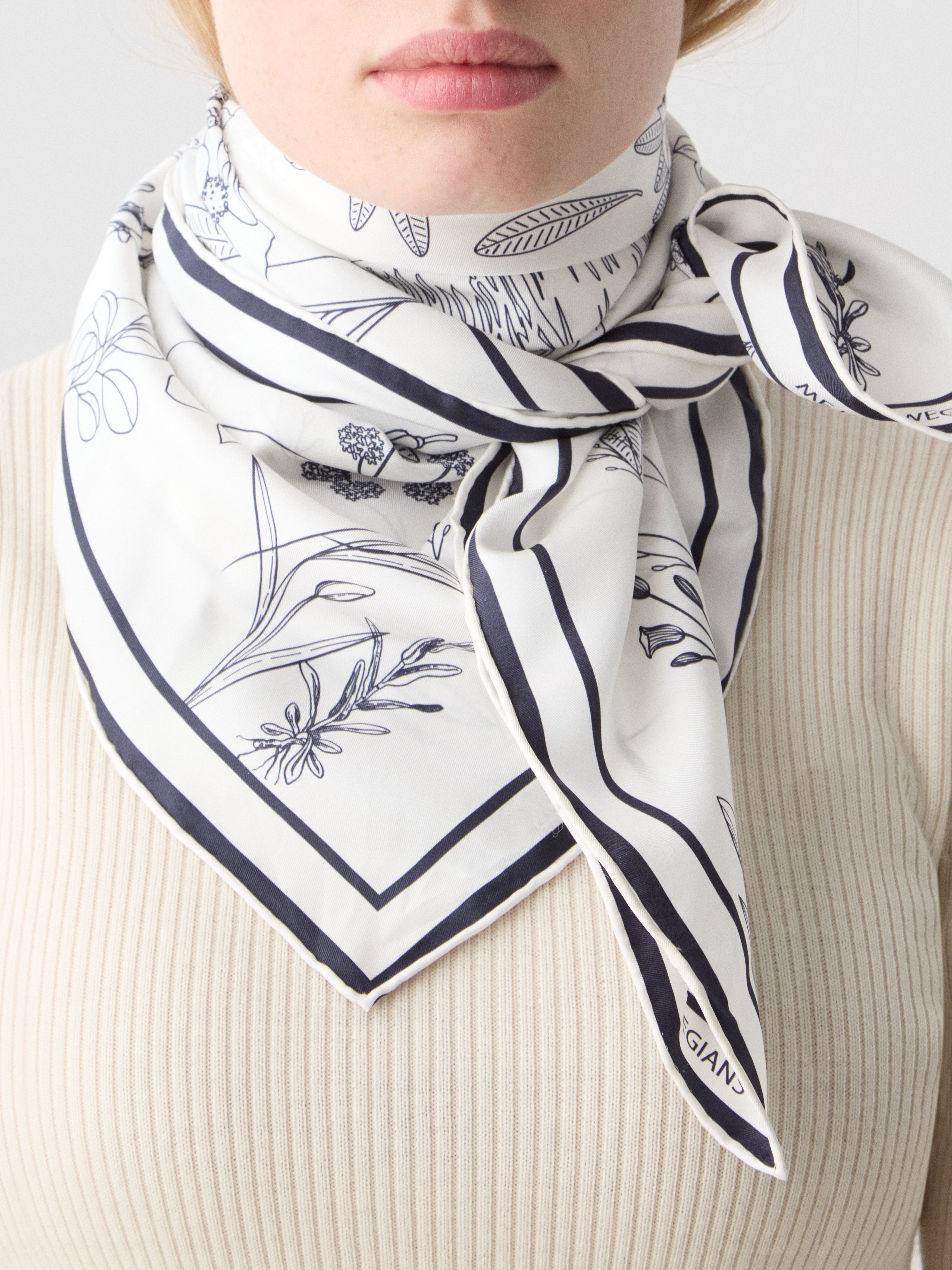 Alps Silk Scarf