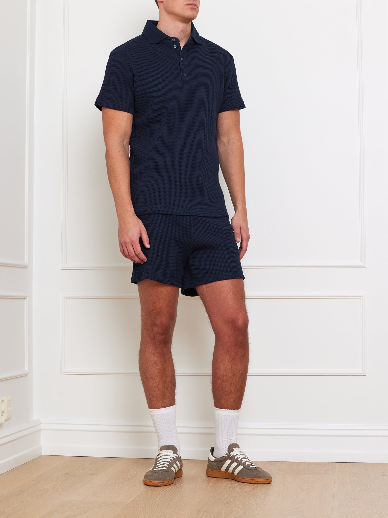 Waffle Polo Men
