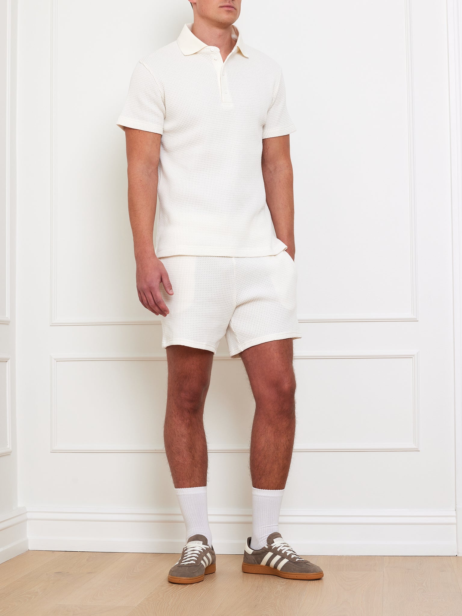 Waffle Polo Men