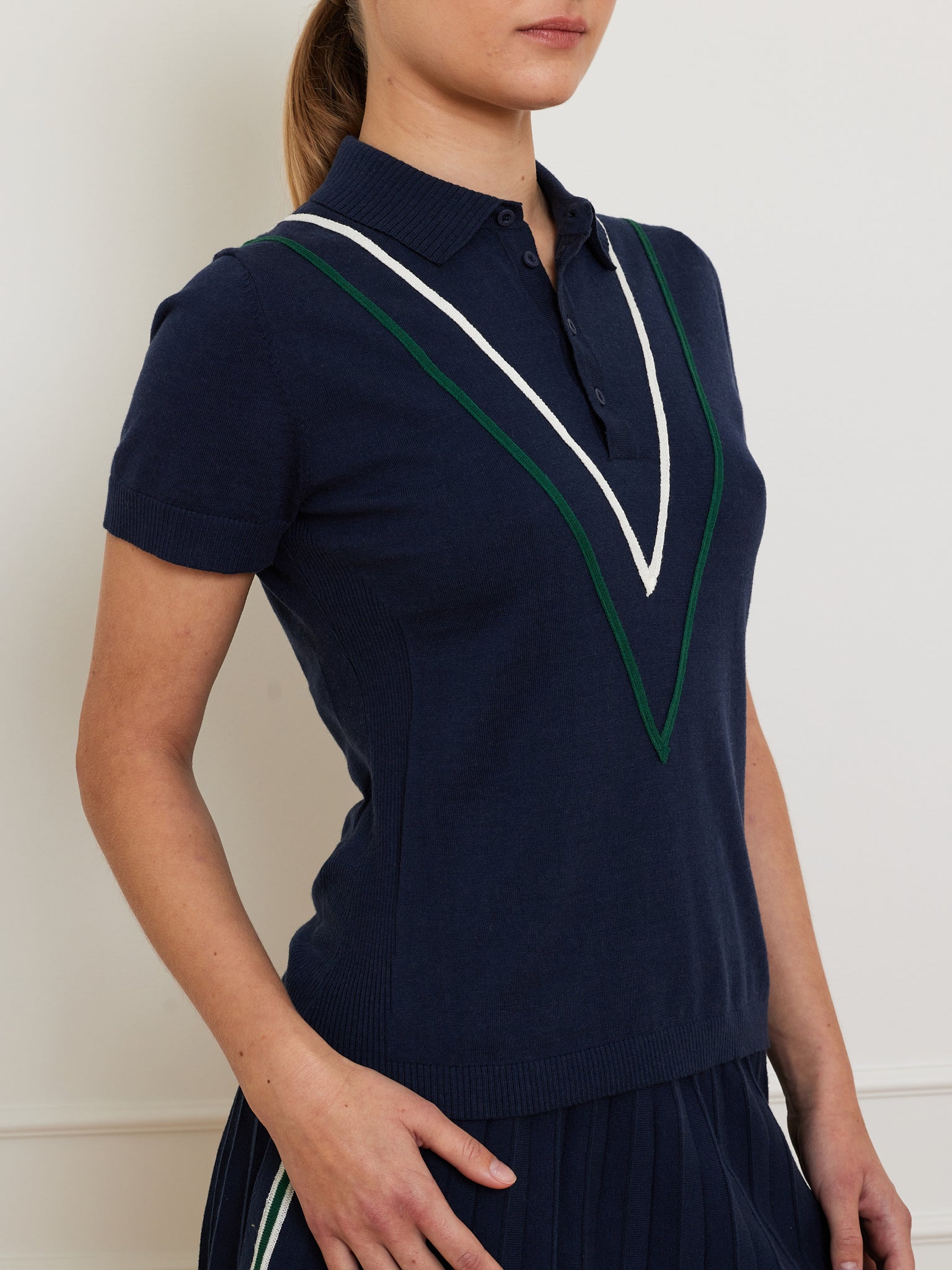 Team Chevron Polo Women