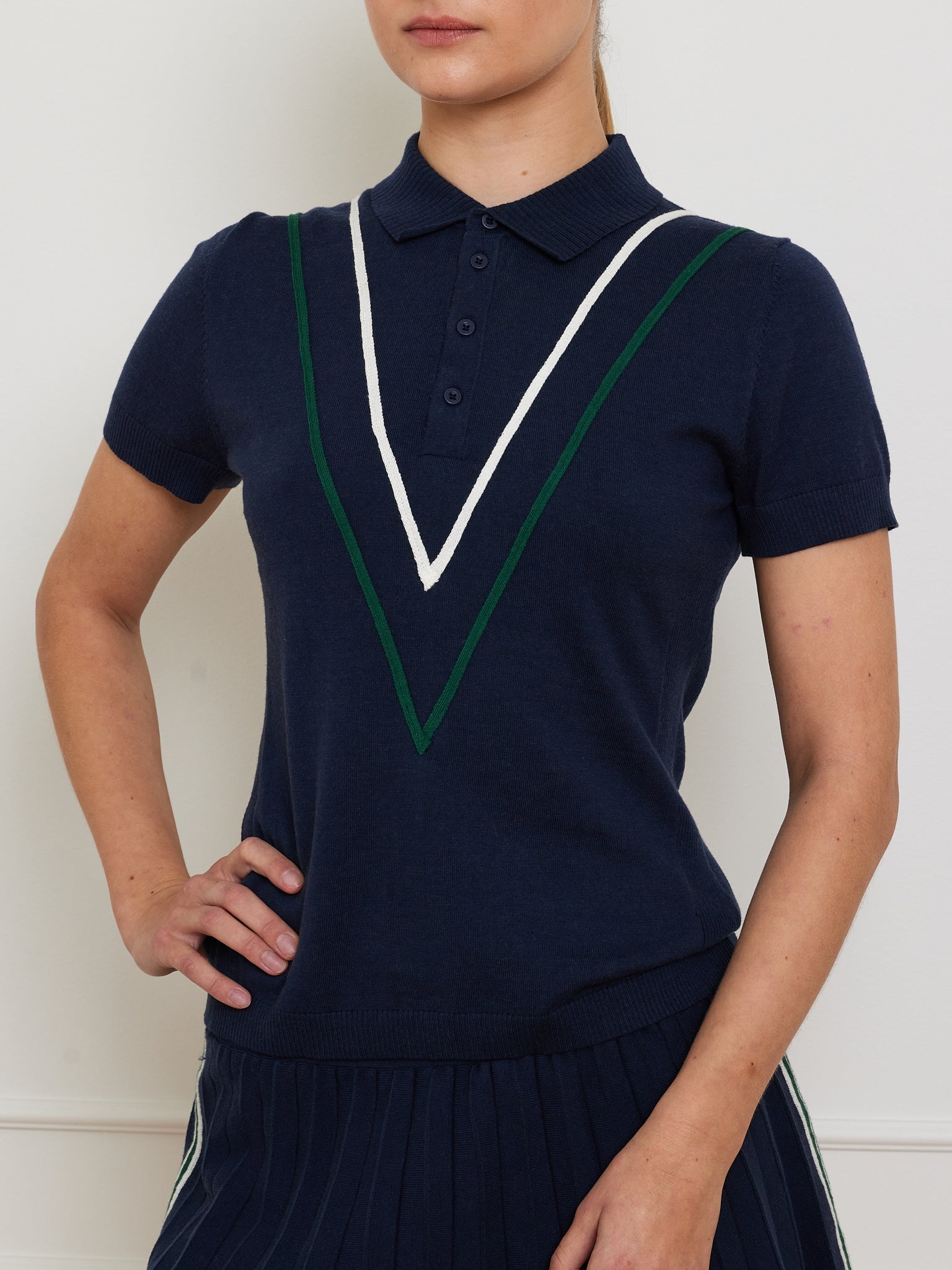 Team Chevron Polo Women