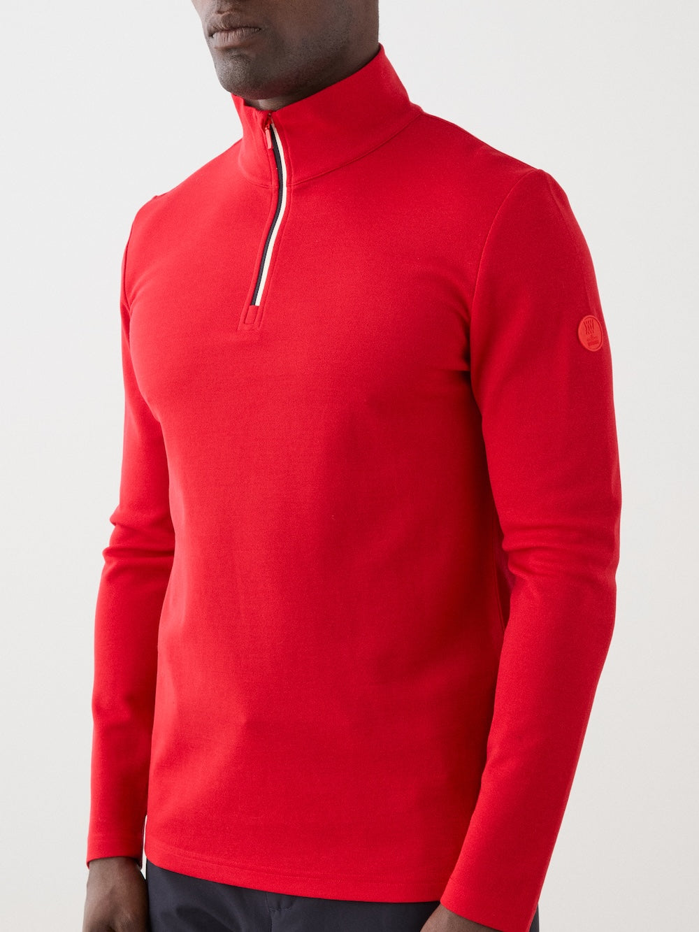 Moore ZipUp Solid Men in Red, alternate view 1