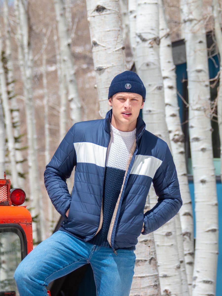 Myrken Lavalan Jacket Men Navy Blue