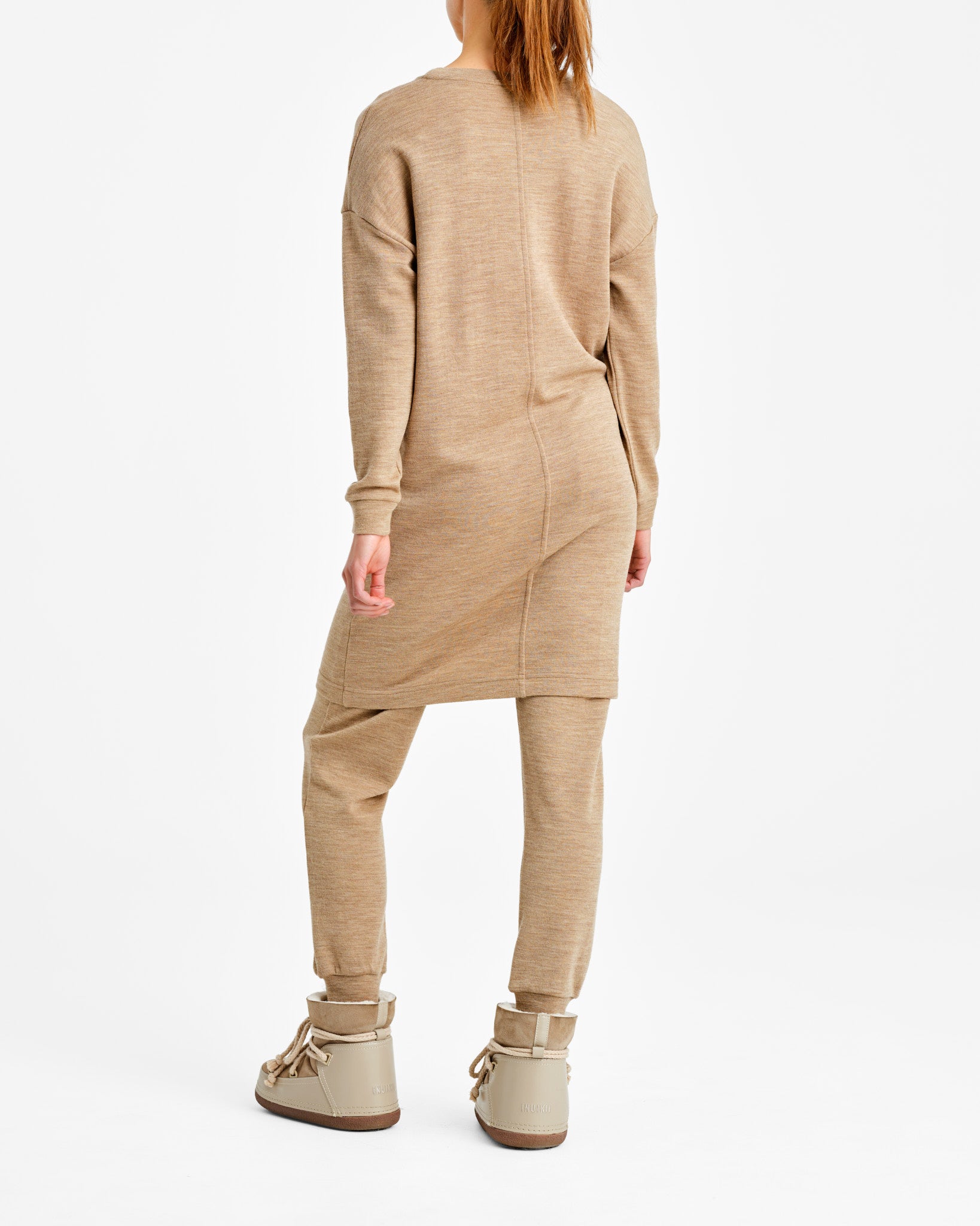 Tind Sweater Dress women Camel