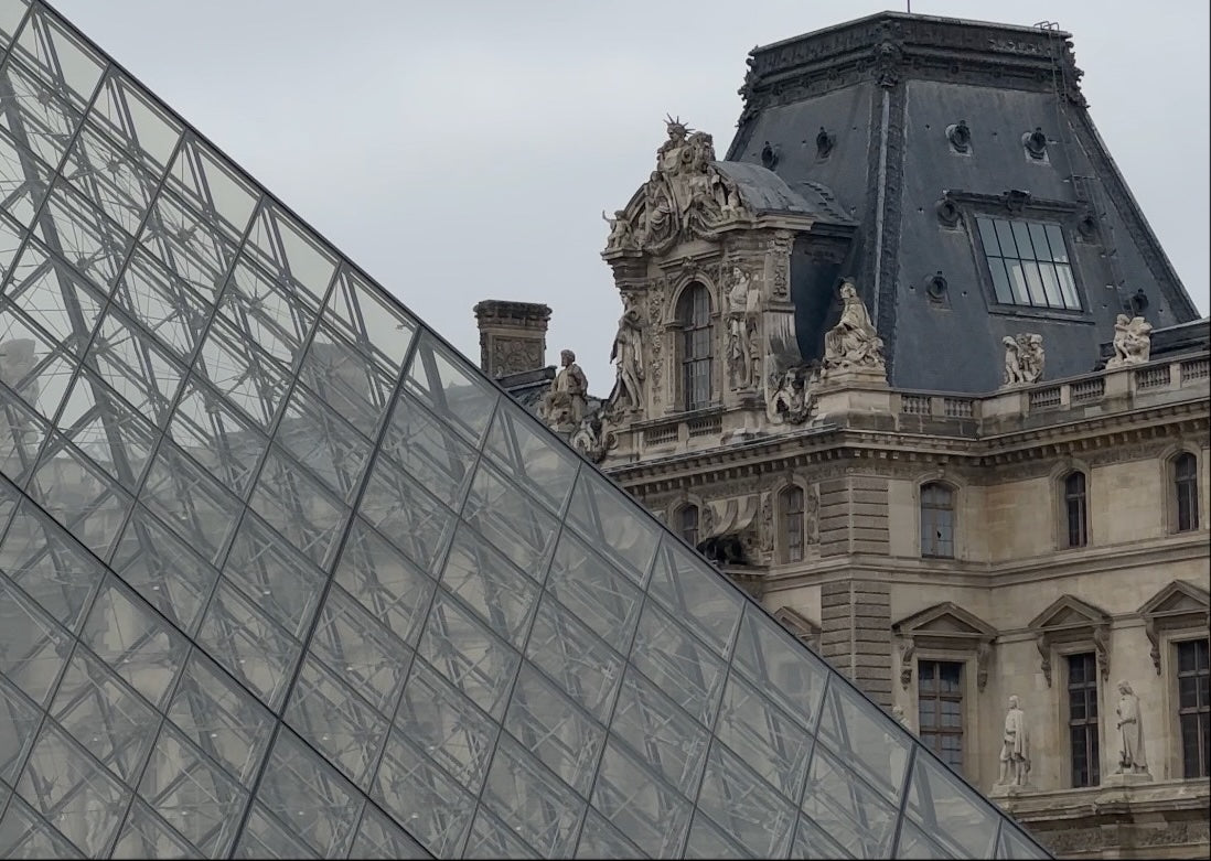 We Norwegians at Paris Fashion Week 2025 -  A glimpse of the Louvre museum in Paris city.