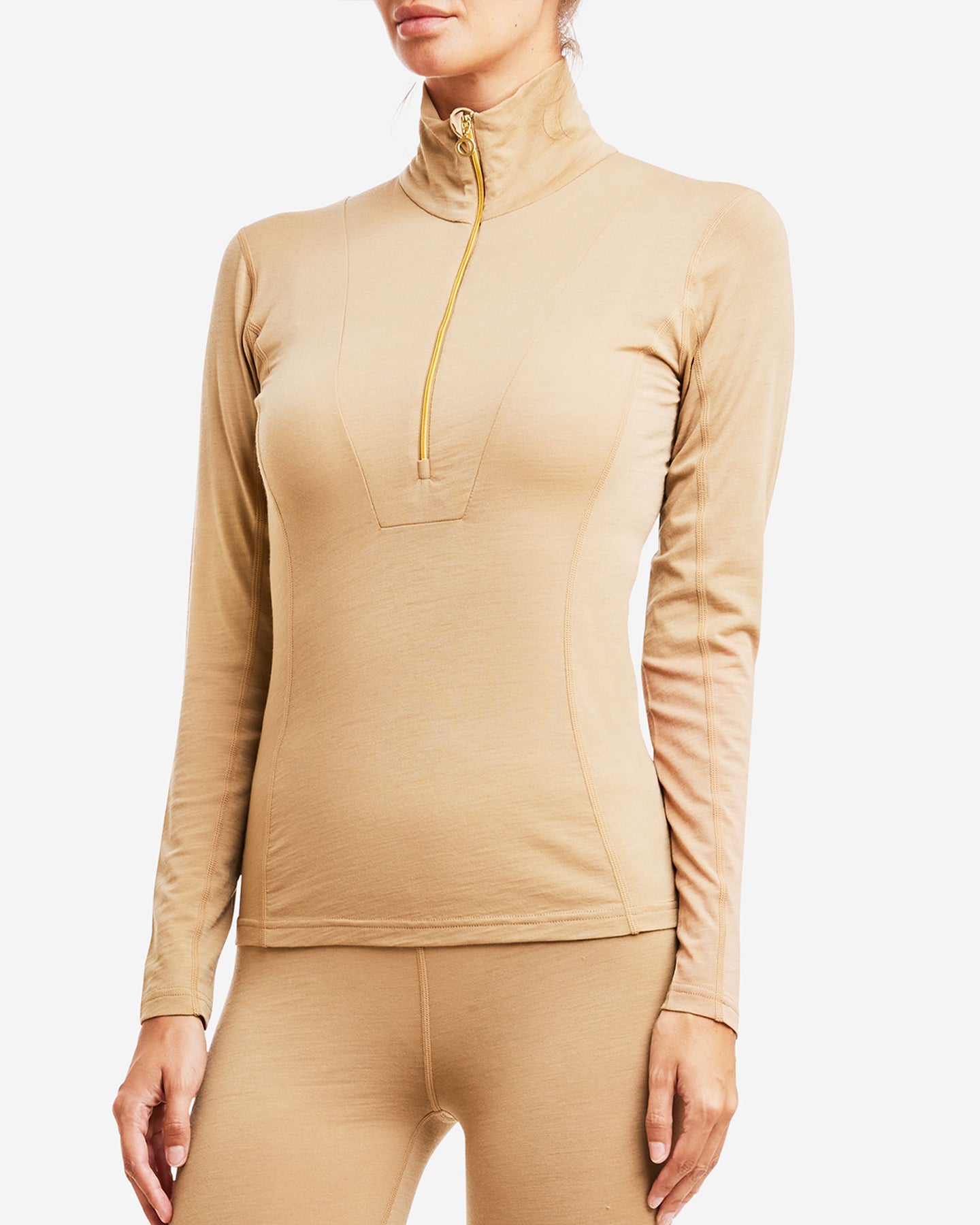 Snø Zip Up Women Nude