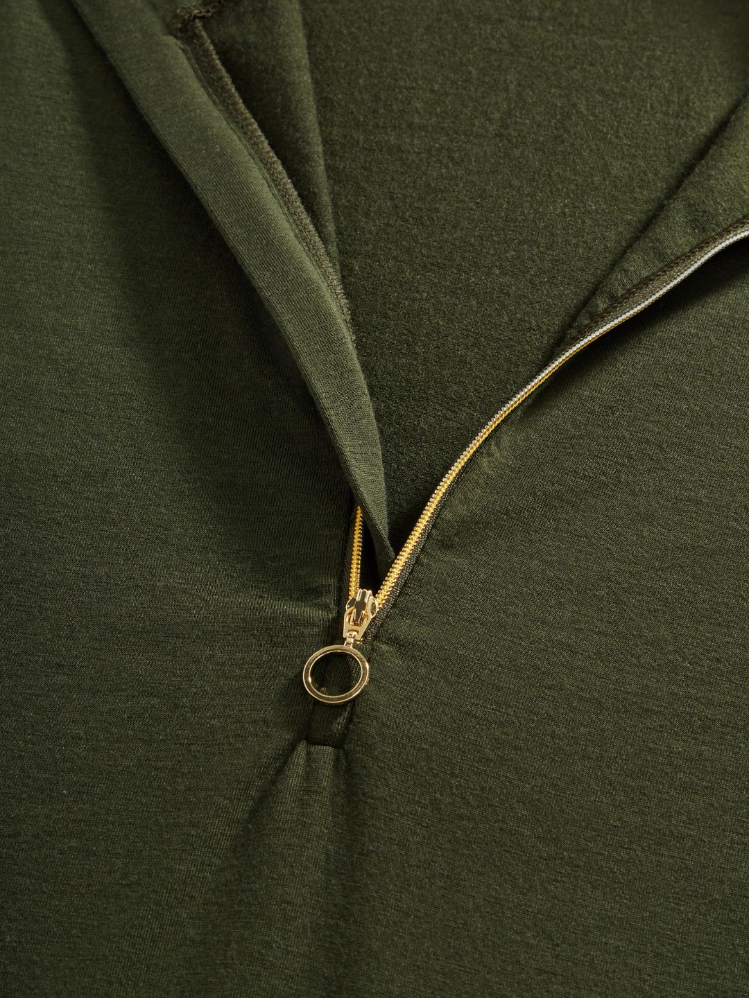 Hygge Zip Up Women Olive Green