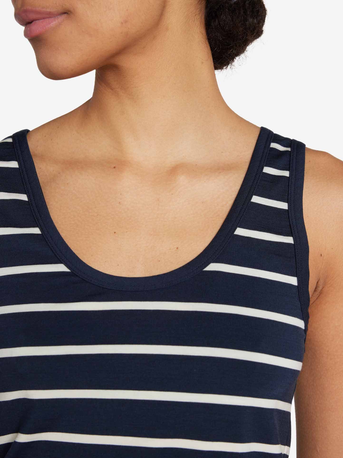 Kragero Tank Top Women Navy Blue