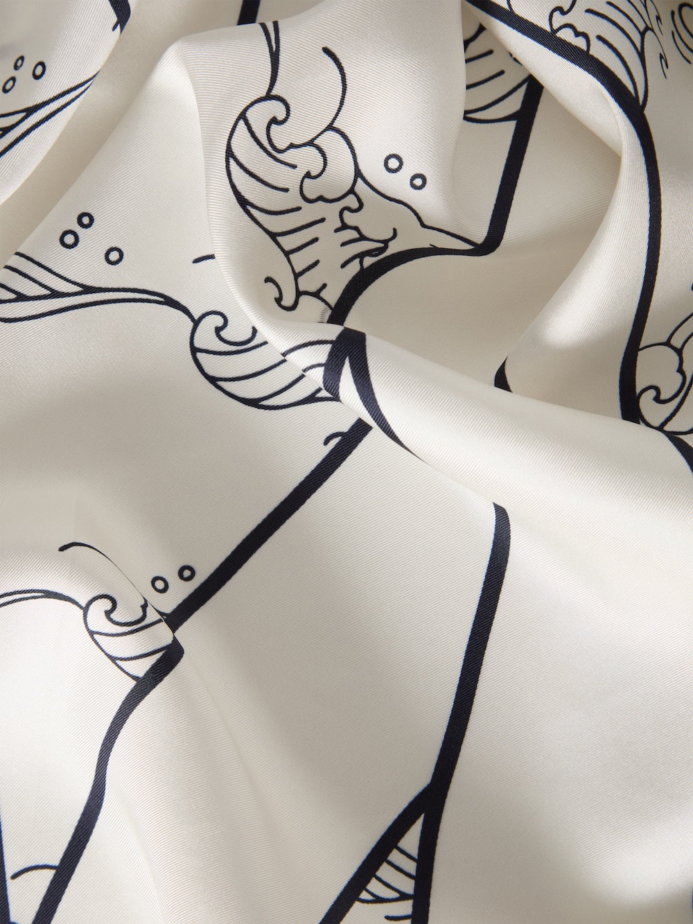 Wavy Silk Scarf