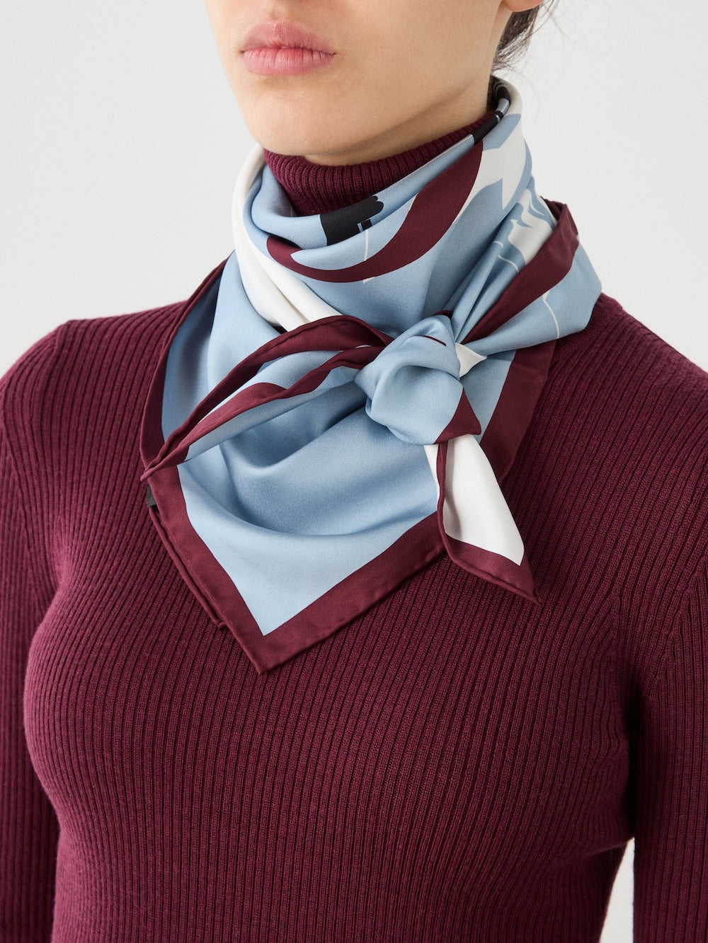 Afterski Silk Scarf