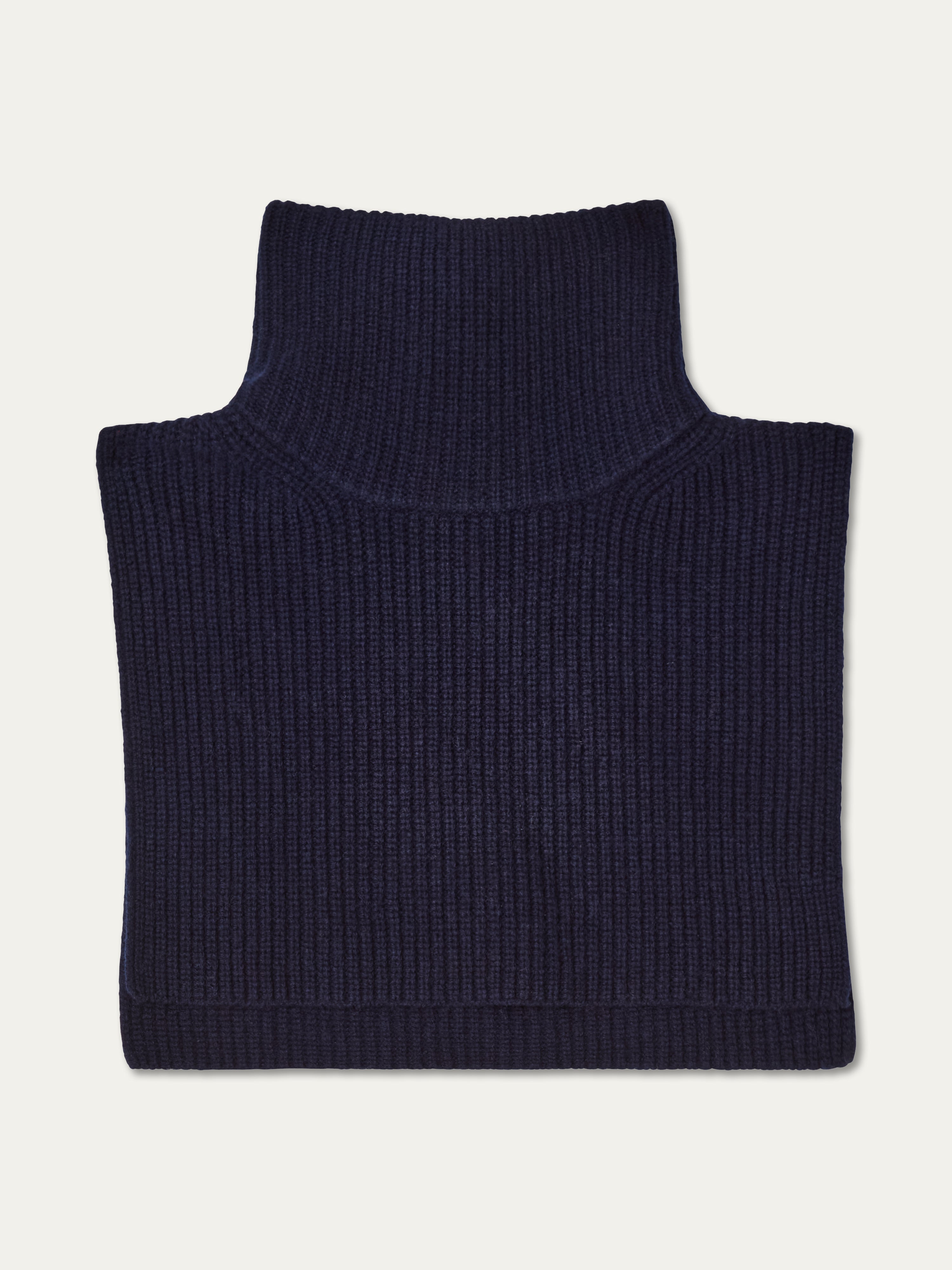 We Norwegians | FW25 | Dal Bib_Navy blue shot against an off-white background