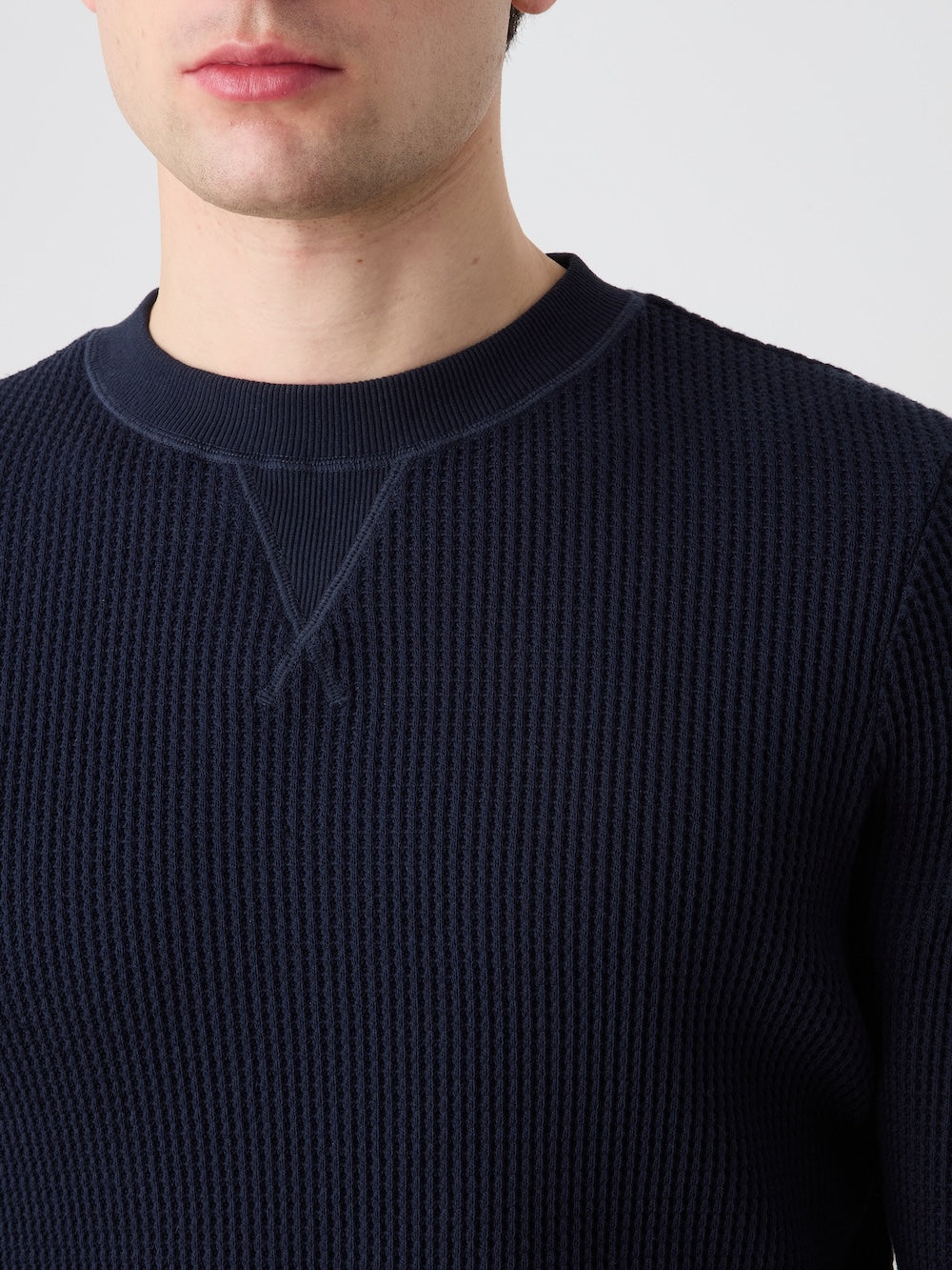 Waffle Crewneck Men