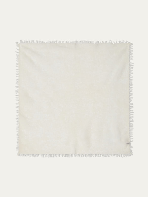 Monogram Cashmere Scarf – Off White