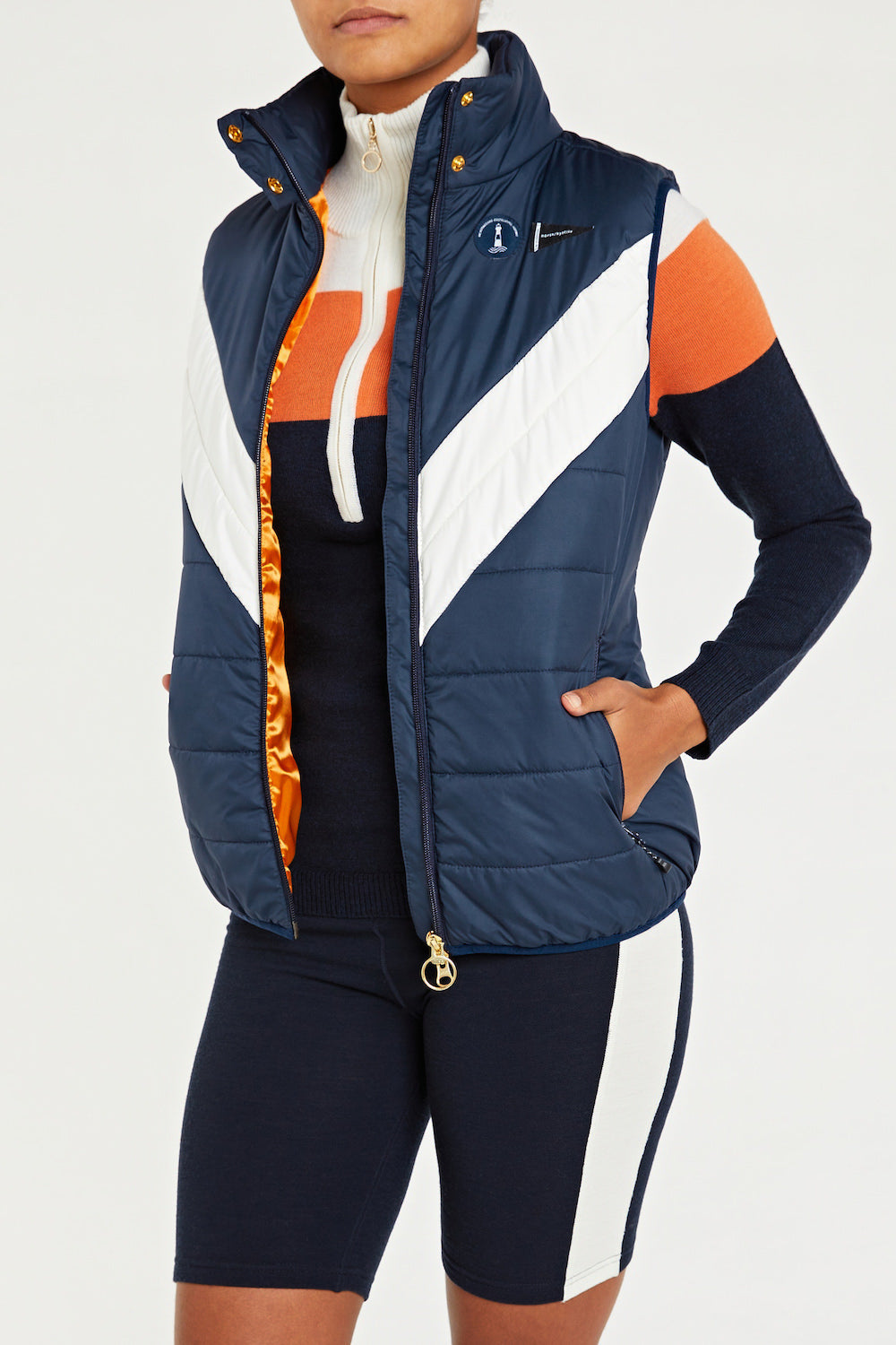Ona Vest Women Navy
