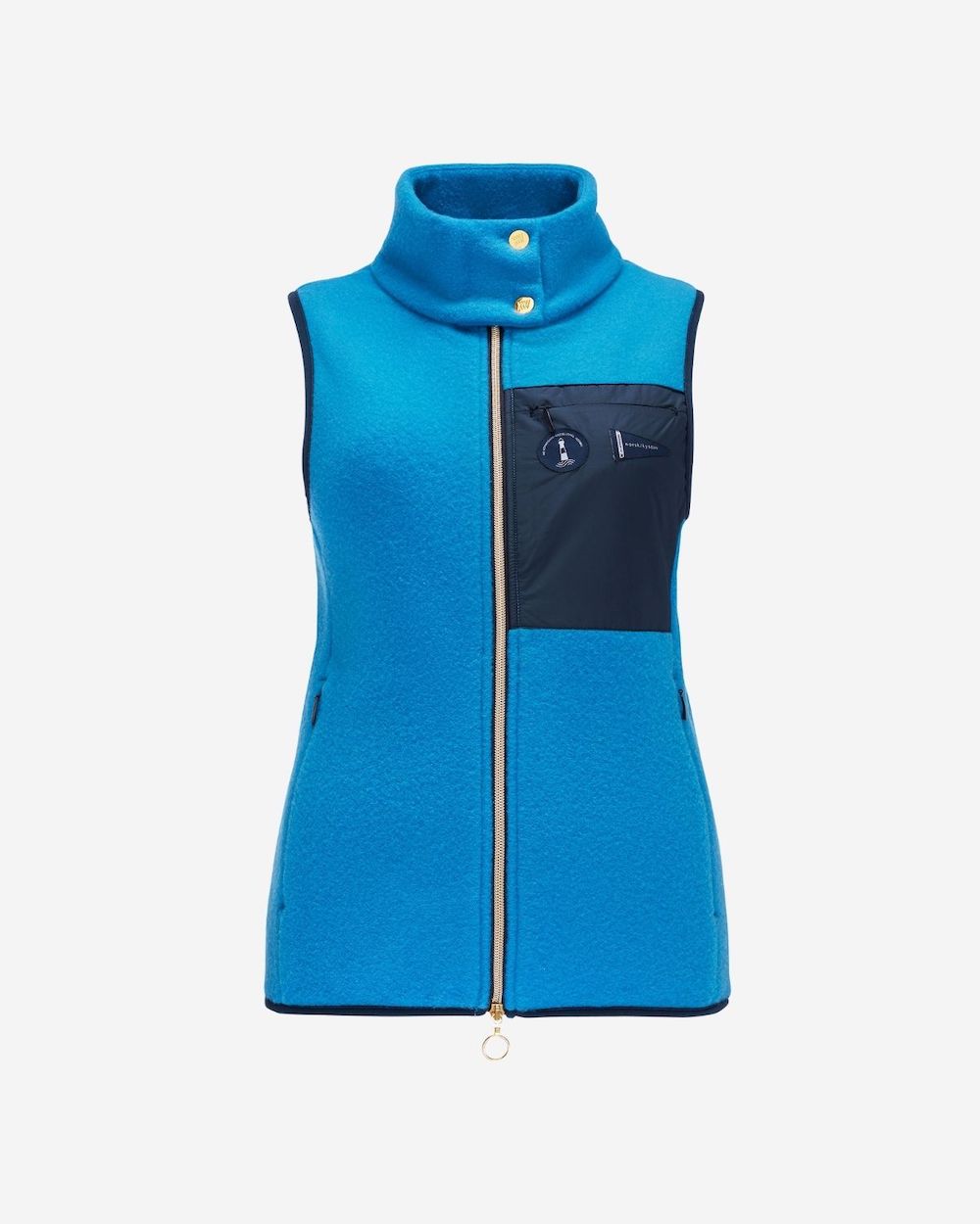 Faerder Vest Women Blue