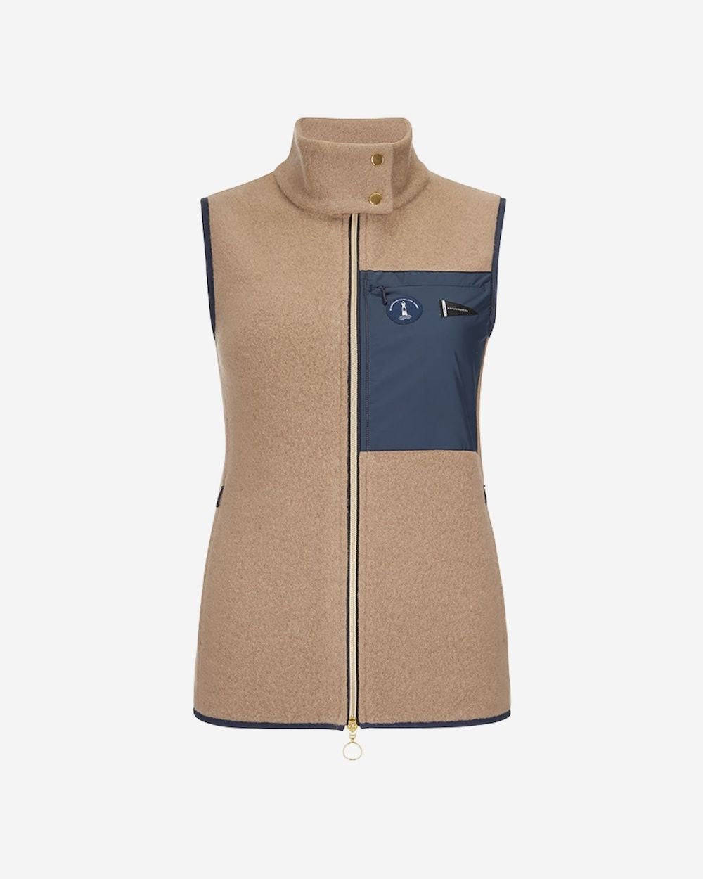 Faerder Vest Women Camel